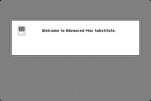 A parody of the Macintosh loading screen.